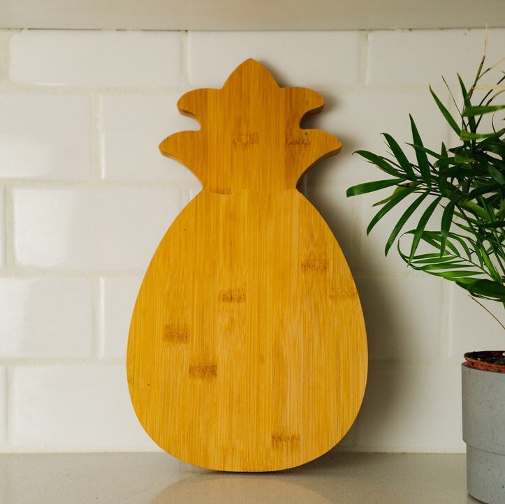 Totally Bamboo Pineapple Shaped Cutting & Serving Board