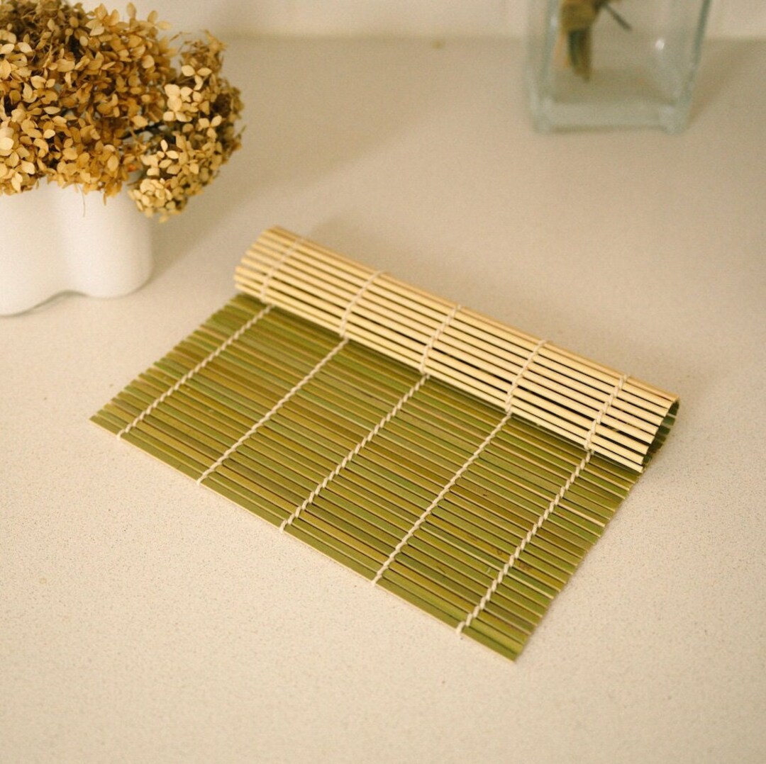 Bamboo Sushi Rolling Mat Handmade Sushi Mat Compostable Etsy
