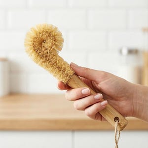 Bamboo Bottle and Glassware Scrubber