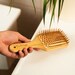 Handmade Organic Bamboo Paddle Hairbrush, Plastic Free, Hair Care, Zero Waste, Earth Friendly, Natural 