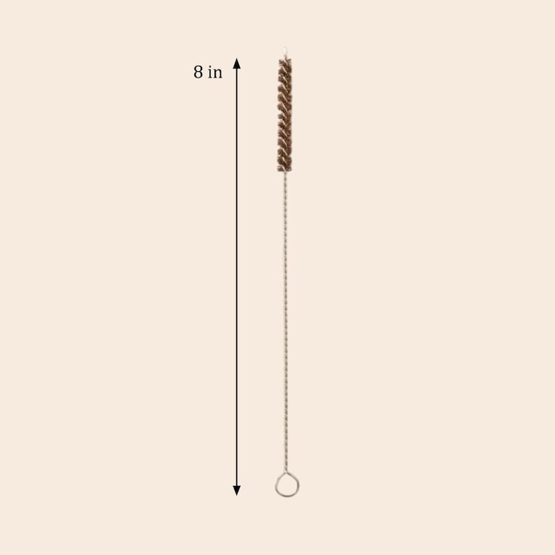 10 Reusable Bamboo Drinking Straws, Zero Waste, Sustainable, Compostable, Earth Friendly Bild 6