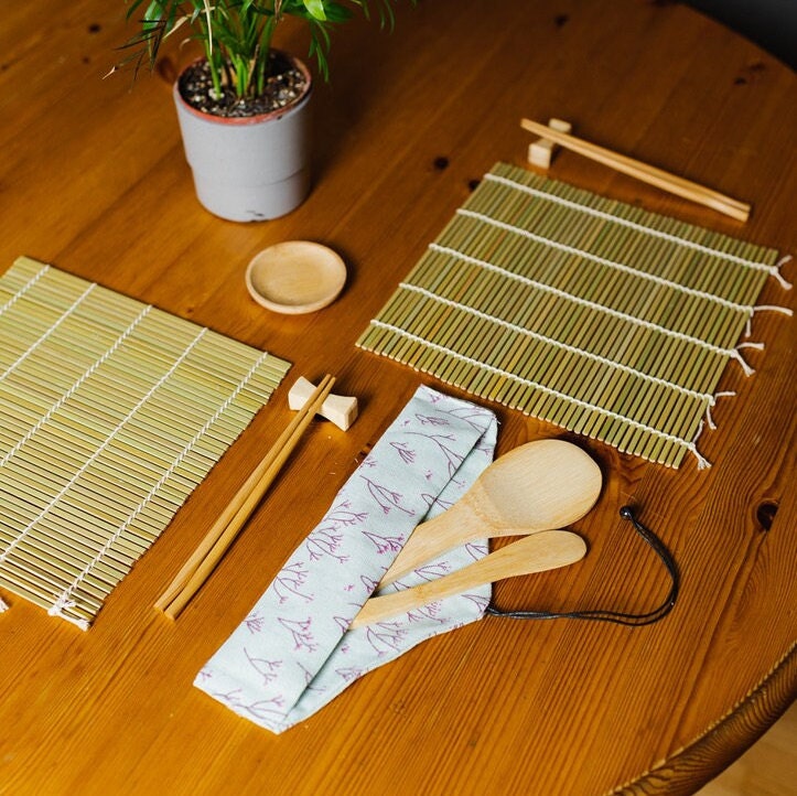 Bamboo Sushi Set For 2 people : : Home