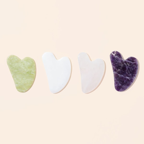 Gua Sha Facial Stone | Spa Day | Relaxation | Self Care | Girl's Night | Gift Idea | Bridesmaids Gift | Date Night | Eco Friendly |