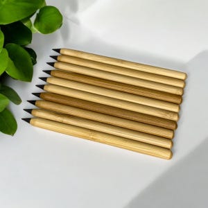 10x Bamboo Alloy Pencil  | Sustainable | Office Supplies | Eco Friendly | Writing Tools | Plant Based | Plastic Free | Earth Friendly