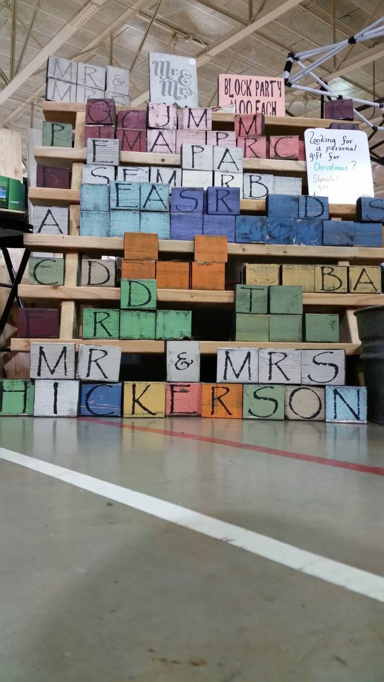 Name Blocks Chatter Blocks Custom Wooden Name Blocks Baby Etsy