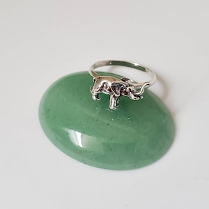 Sterling Silver Elephant Ring | Simple Elephant Ring | Ring Size 6 to 9 | Lady Ring | Silver Ring | Solid Ring | Elephant Ring | Made in USA