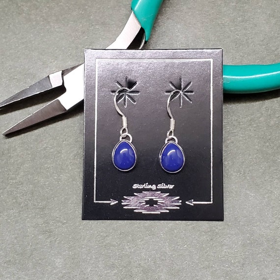 Orecchini Silverly A Goccia Con Turchese 7 Mm – Argento Sterling 925