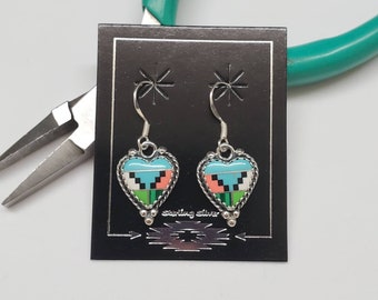 Orecchini A Cuore In Argento 925 Con Zirconia Cubica – 6 Mm, Scegli Tra 13 Colori, Regalo In Scatola - 3