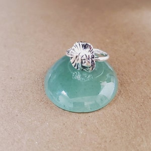 Q925 Sterling Silver Charm Chief Ring | Lady Ring Size 6 to 9 US | Indian Face on Ring | Solid Ring | Simple Ring | Indian Chief Ring | Boho