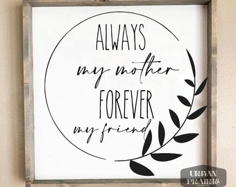 Mothers Day svg downloadable file Farmhouse Sign svg, Svg for Wood Sign, Family Quote, Cricut Files, Silhouette Designs, , SVG Files