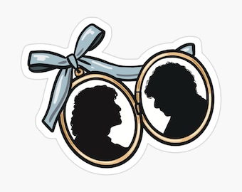 Devil’s Minion Locket Interview With The Vampire Glossy Sticker Daniel and Armand