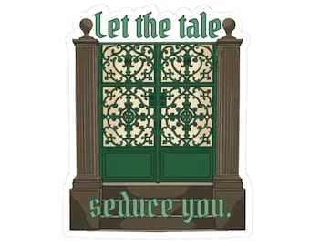 Interview With The Vampire Glossy Sticker Let the Tale Seduce You