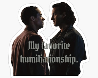 Louis and Armand Glossy Sticker Interview With The Vampire Sticker