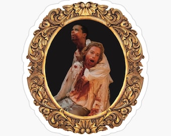 Interview With The Vampire Sticker Louis and Lestat Glossy Sticker