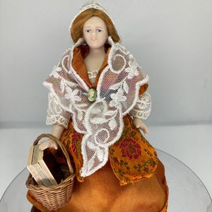 miniature 1/12th Victorian doll