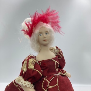 miniature 1/12th Victorian doll