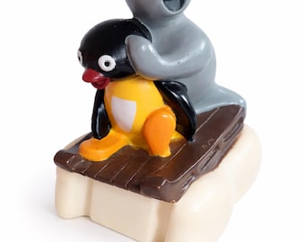 ピングーとロビー・ザ・アザラシのフィギュアストラップ ペンギン