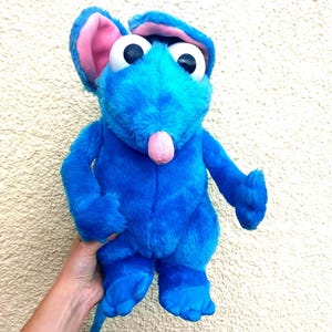 Huge special Tutter Bear in the Big blue house GIANT plush toy stuffed animal 30th birthday Teddy bear blue mouse special birthday gift