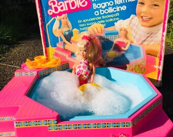 barbie bubbling spa 1983