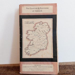 Irland Karte Irish Tourist Board Vtg-Karte