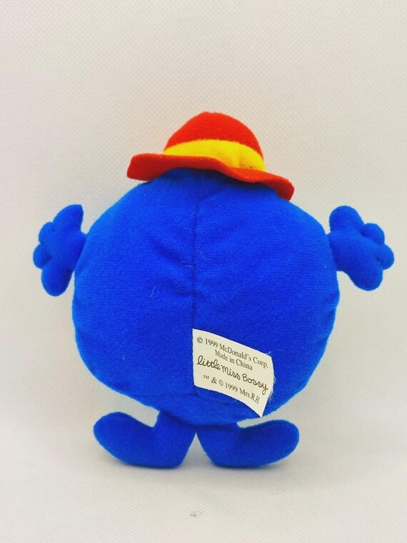 Vintage 1999 Mcdonalds Little Miss Bossy Happy Meal Soft Plush Toy