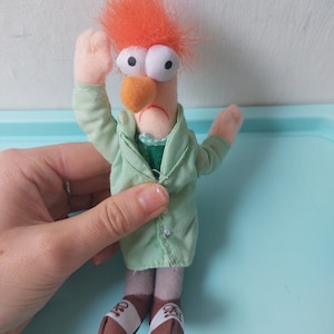 The muppets plush toy vintage mcdonalds small small stuffed animal pocket sized gift idea stocking filler nostalgic gift idea