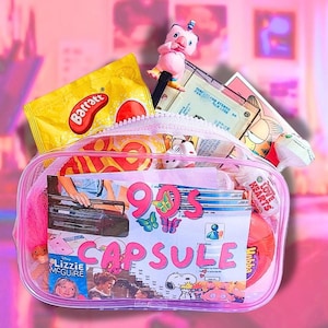 Rad Nostalgia kit 90s nostalgia assorted retro 1990s items perfect memory self care kit or party favours for birthday or a hen do