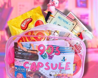 Tolles Nostalgie Set 90er Jahre Nostalgie 90er Retro Vintage Nostalgie Accessoires Perfektes Erinnerungs Set zum Selbstpflegen