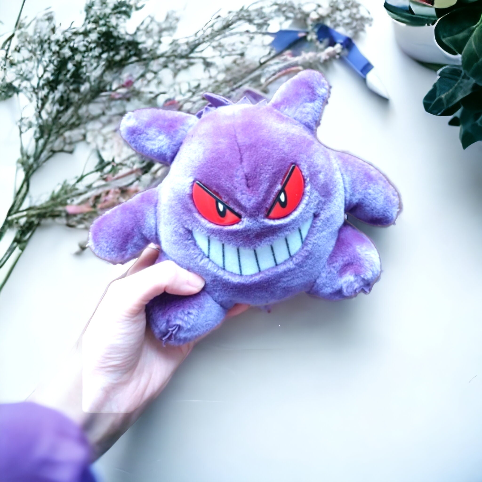 Pokemon 19cm Gengar Mega Form Haunter Plush Doll Toys Shiny Mega