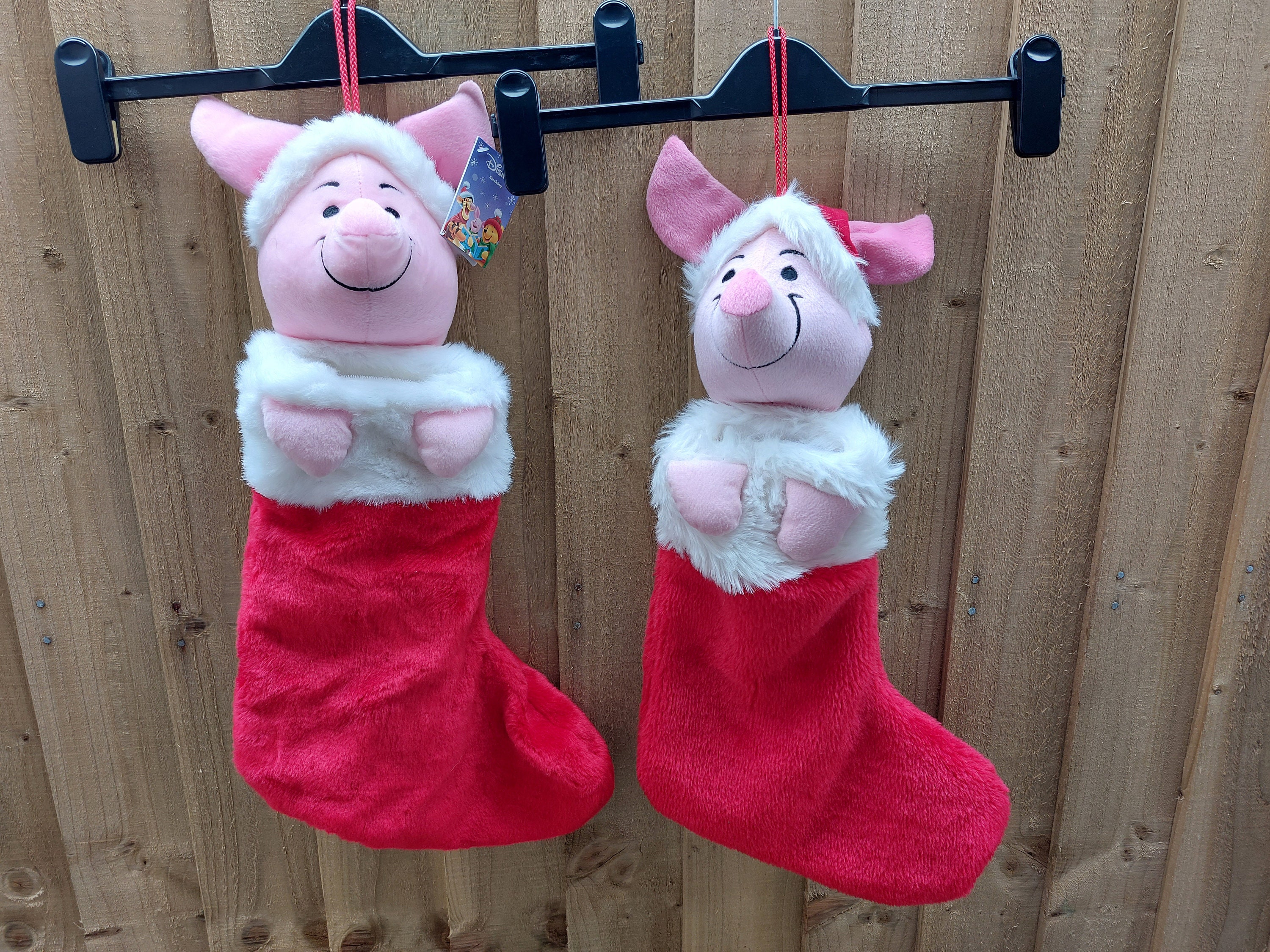 Vintage Disney PIGLET Winnie the Pooh Christmas Stocking / Holiday