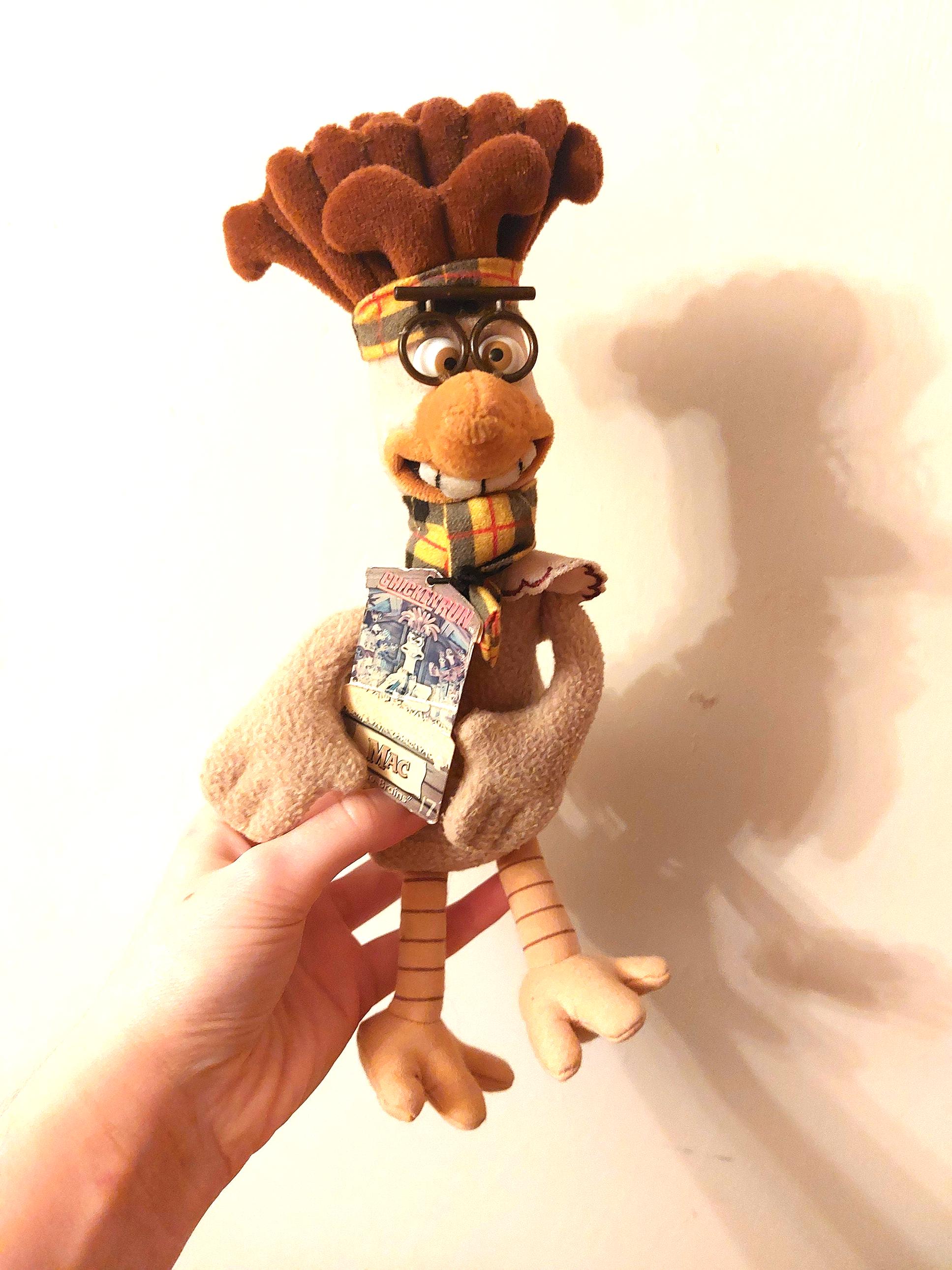 CHICKEN RUN Plush Toy MAC Chicken Lover Gift Stuffed Animal