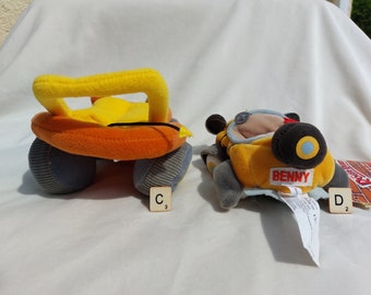 Toy Car Beanie Baby ROGER RABBIT Car Lover Teddy Bear Gift for