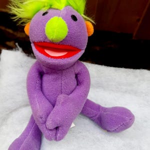 Mcdonalds The Hoobs Iver Soft Toy Jim Henson spft Toy Happy meal toy purple plush