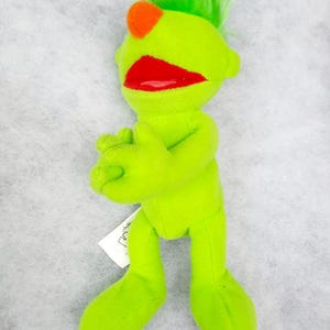 2003 McDonalds The Hoobs - Groove Green - Soft Plush Stuffed Happy Meal Toy Doll