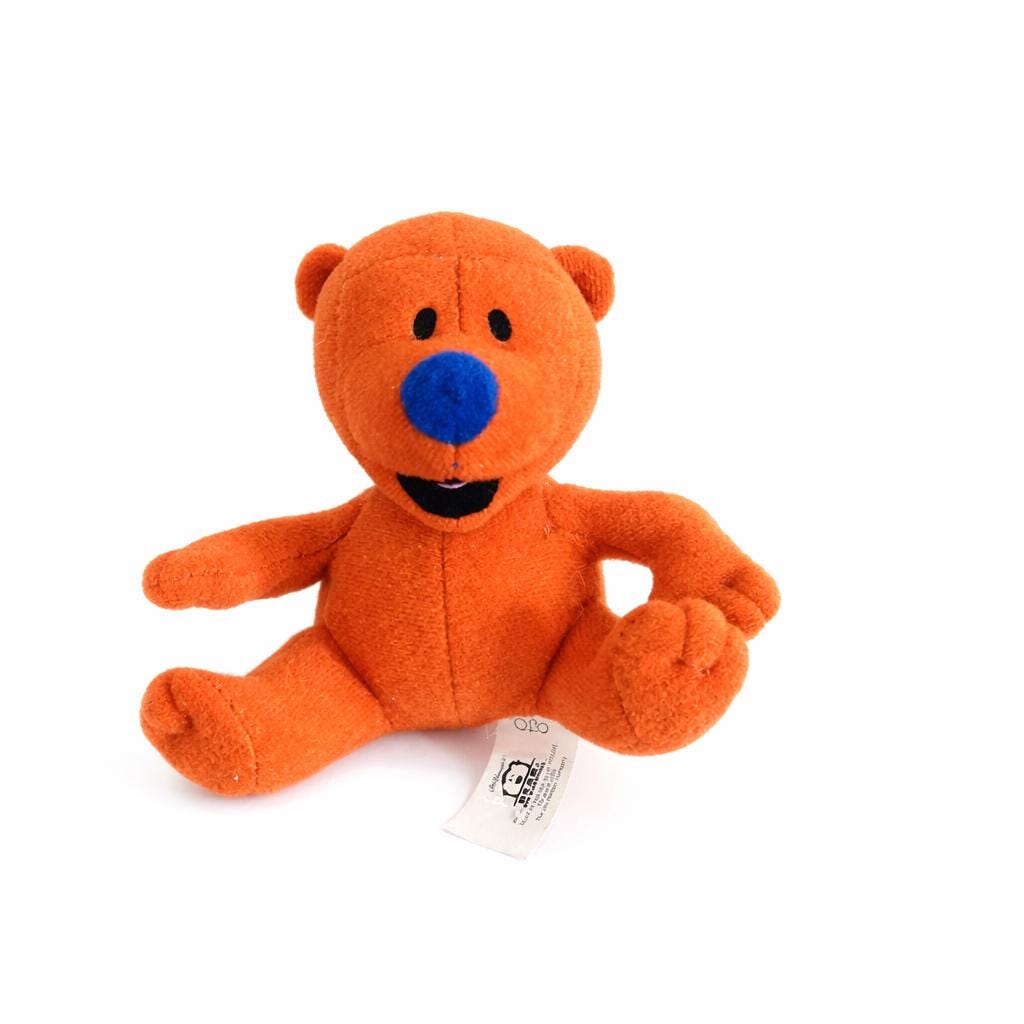 Figurine Lampe Ours Tibère - 18cm - Bear In The Big Blue House - Jim Henson - Rare