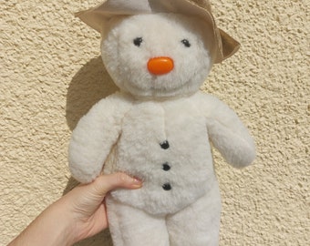 ヴィンテージ スノーマン レイモンド ブリッグス ぬいぐるみ 伝統的なクリスマス装飾 クラシックなクリスマスギフト 上品なクリスマス装飾