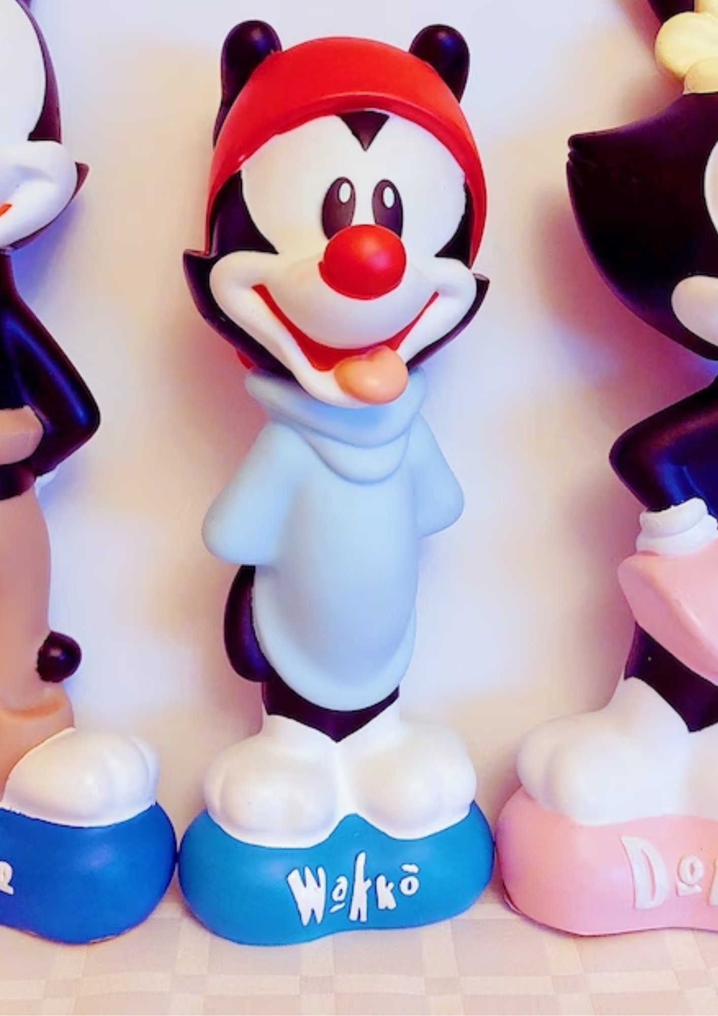ANIMANIACS Wakko Yakko Dot Large 90s Bubble Bath Funky