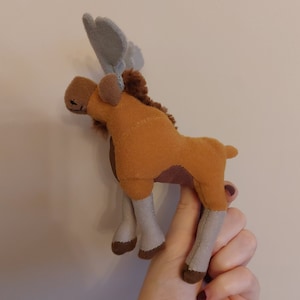 Sven Mcdonalds plush toy Disney Frozen sven reindeer plush happy meal toy vintage Mcdonalds toy