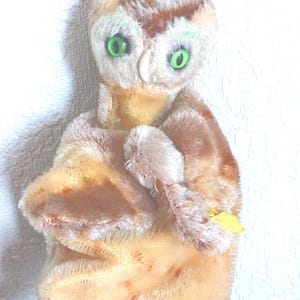 Antique Steiff owl plush toy steiff Teddy Bear mohair collectible teddy bears steiff germany steiff ean original steiff button mohair