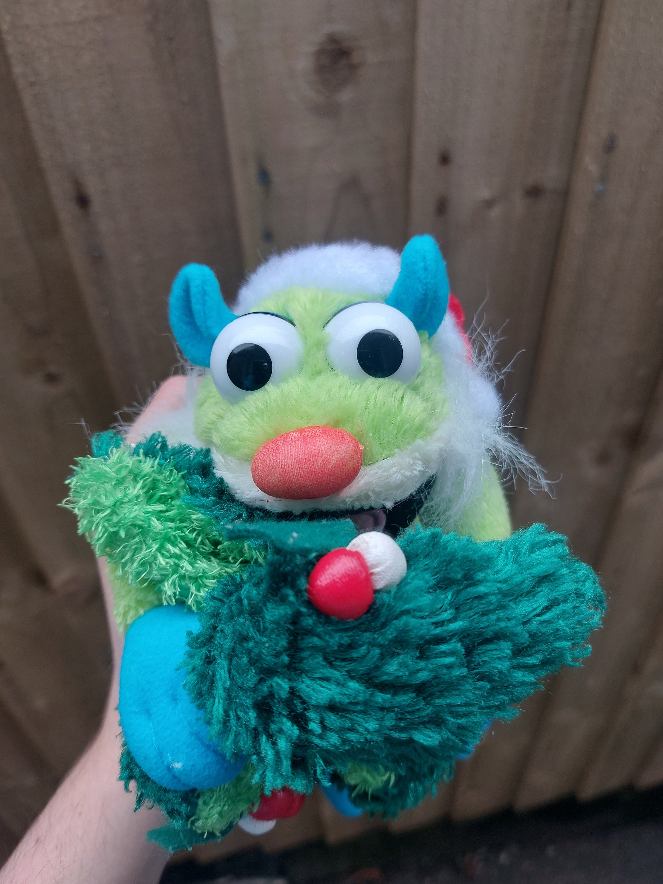 Bear in the Big Blue House TREELO Christmas Wreath Stuffed Animal Lemur Gift Holly and Mistletoe Berries Teddy Bear Unique Gift Idea Etsy UK