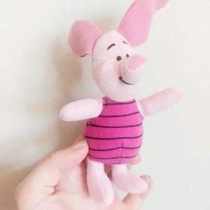 2002 Piglet 5&quot; McDonald&#39;s EUROPE Plush Action Figure Disney Winnie The Pooh