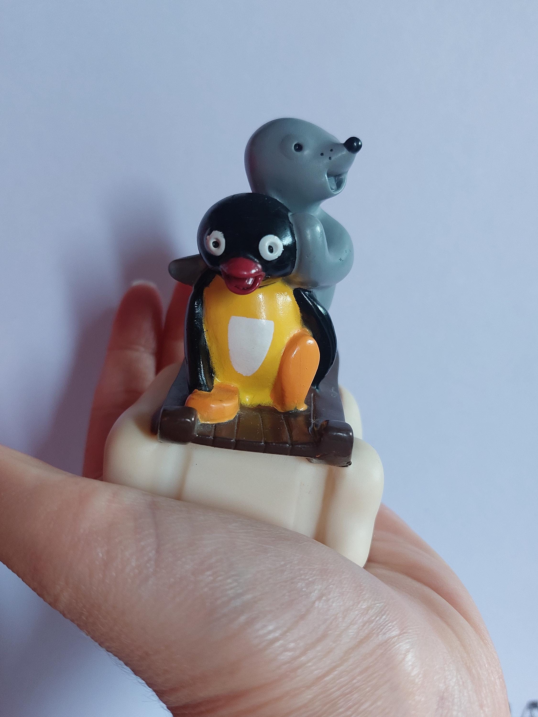 希少 vintage ロビ ソフビ　ピングーフレンド アザラシ ヴィンテージ ピングー＆ロビー・ザ・アザラシ フィギュア、ピングー ぬいぐるみ
