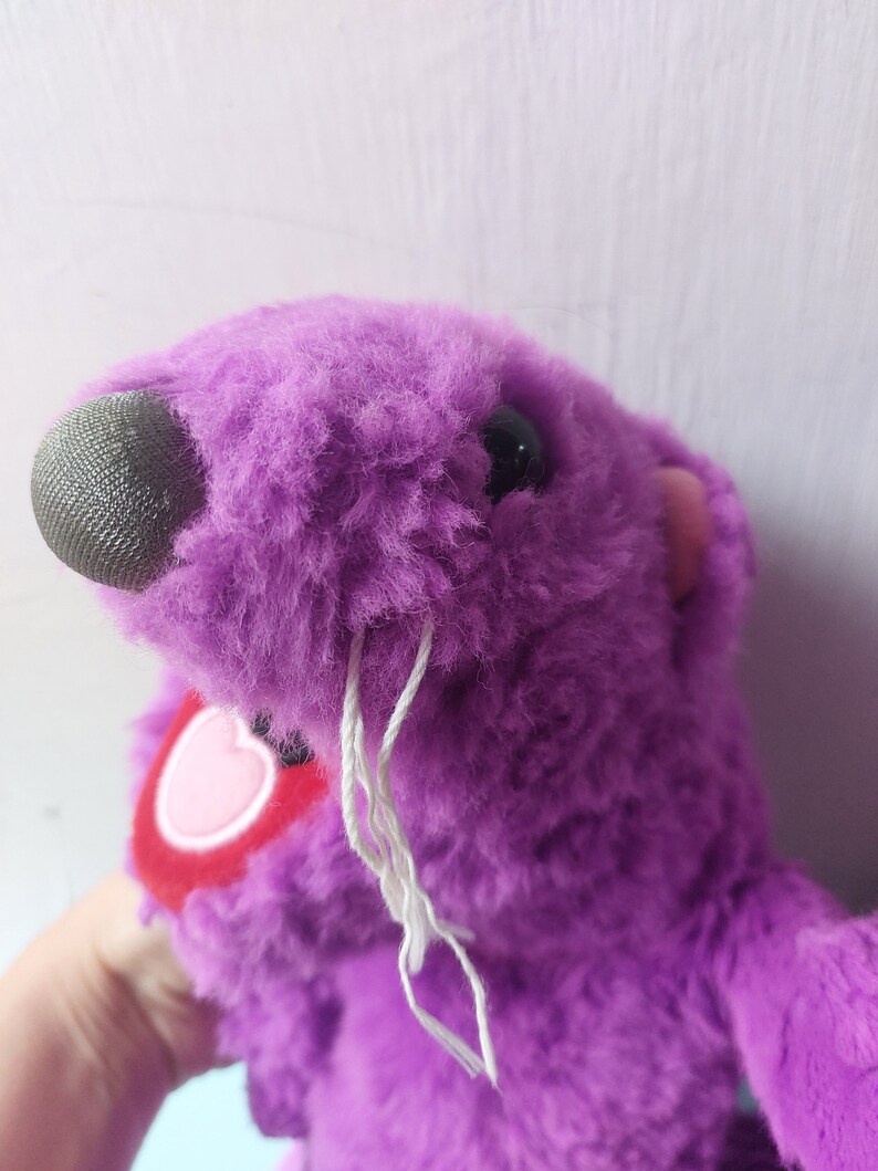 Pip and Pop Bear in the Big Blue House Otters Purple Plush Toy Otter