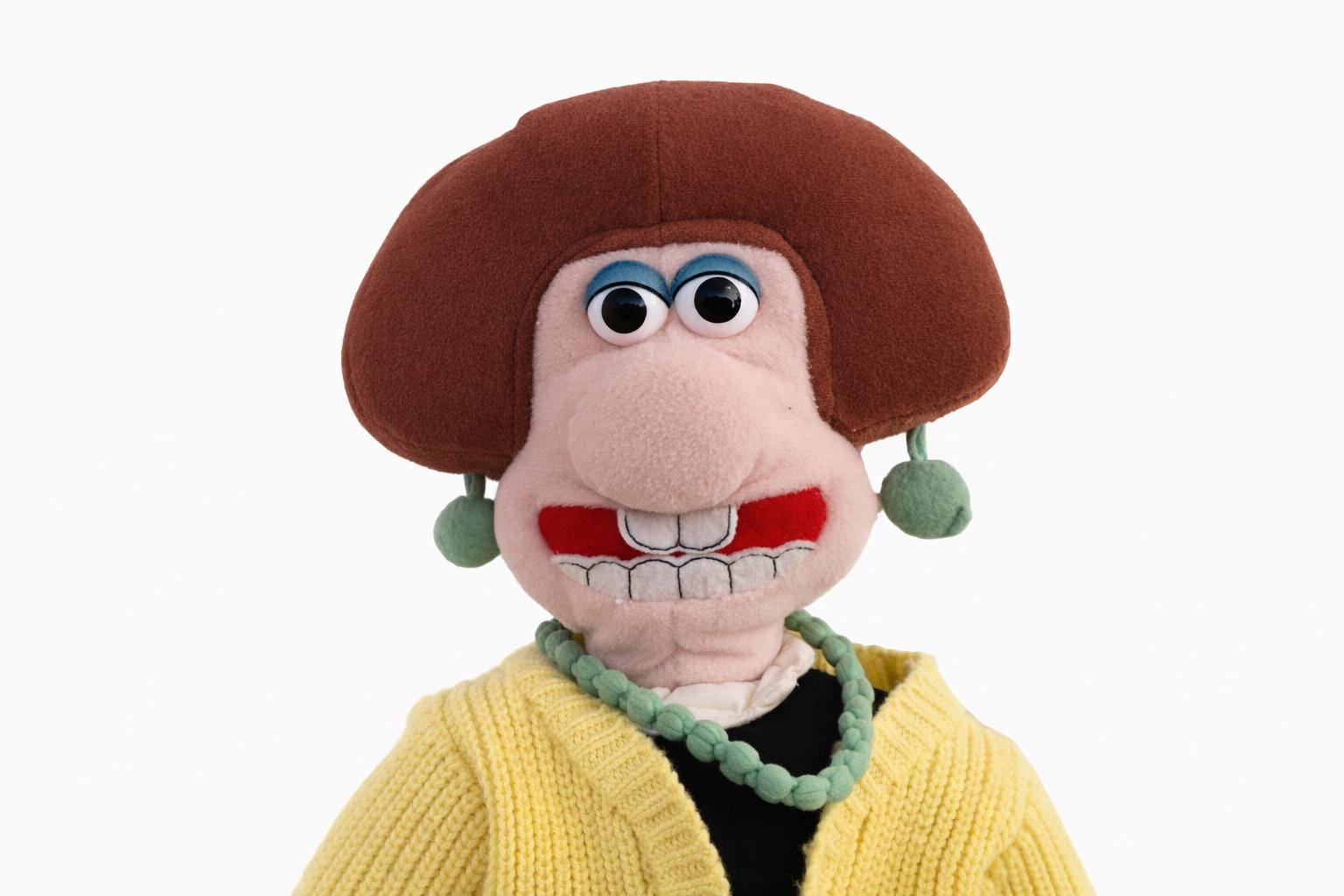 Wendolen Ramsbottom Vintage Wendolene Ramsbottom Plush – Aardman Wallace & Gromit Soft Toy ...