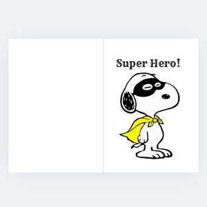 Sofortiger Download Erdnüsse snoopy Superheld Vatertagskarte Schritt Dad Karte Beste Papa Superheld Karte