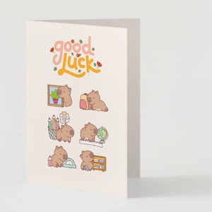 First day at School Card, First day of Secondary School, Back to school card, New School Card, good luck card