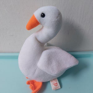 Swan beanie baby bird plush toy beanie baby childrens nursery decor Swan lake ballet gift nostalgic gift