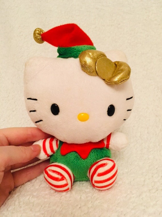 hello kitty christmas plush