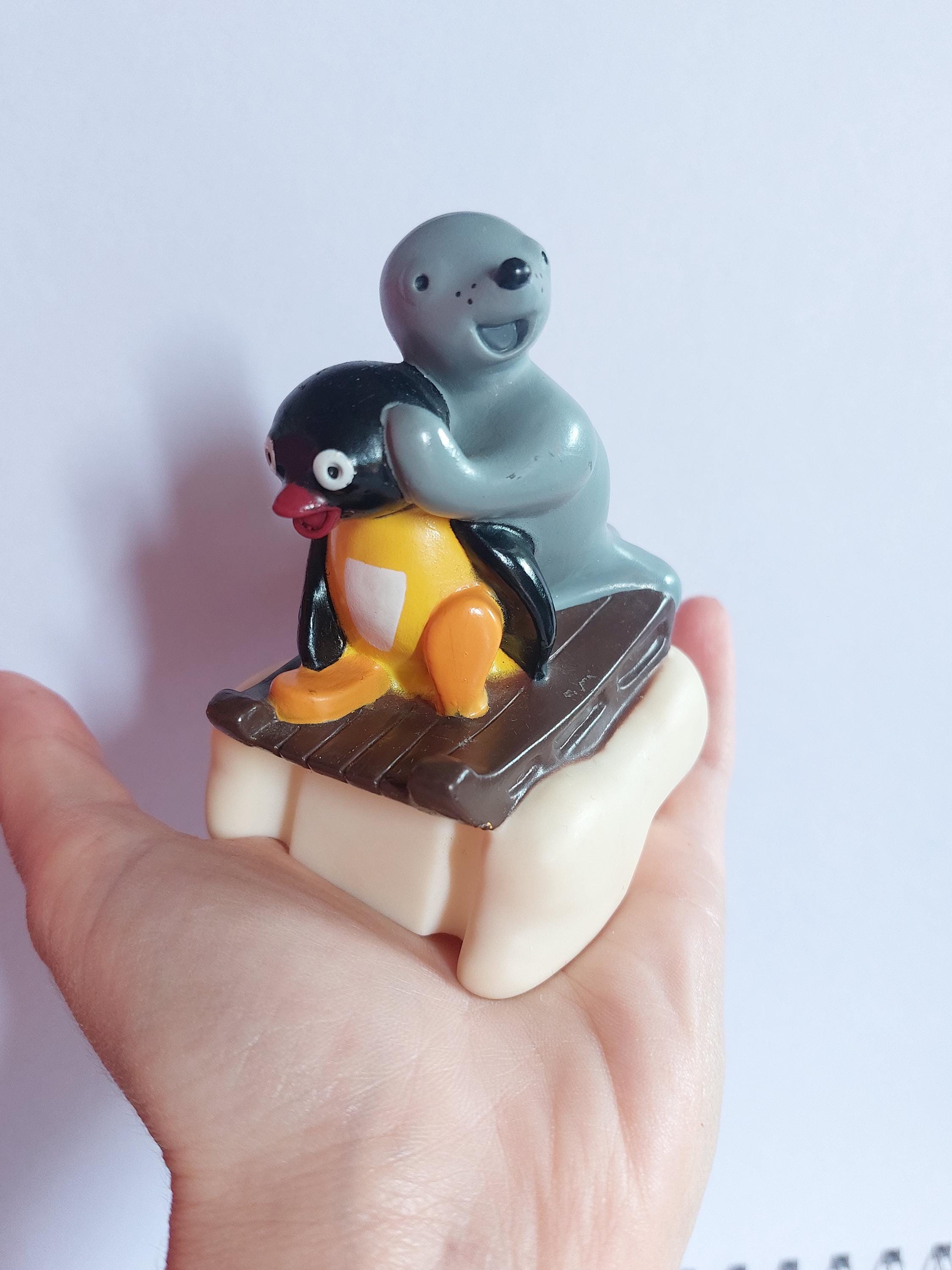 希少 vintage ロビ ソフビ　ピングーフレンド アザラシ ☆ピングー☆アザラシ ソフビ フィギュアの落札情報詳細 - Yahoo