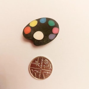 Vintage 80s 90s Novelty Erasers Rubbers Paint Palette